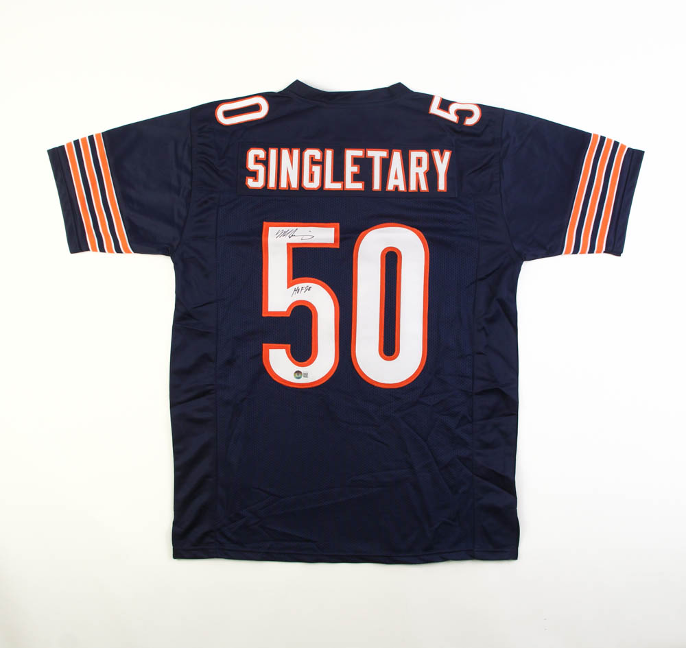 Mike Singletary Signed Jersey Inscribed "HOF 98" (Beckett) at PristineAuction.com Mike Singletary Signed Jersey Inscribed "HOF 98" (Beckett) at PristineAuction.com