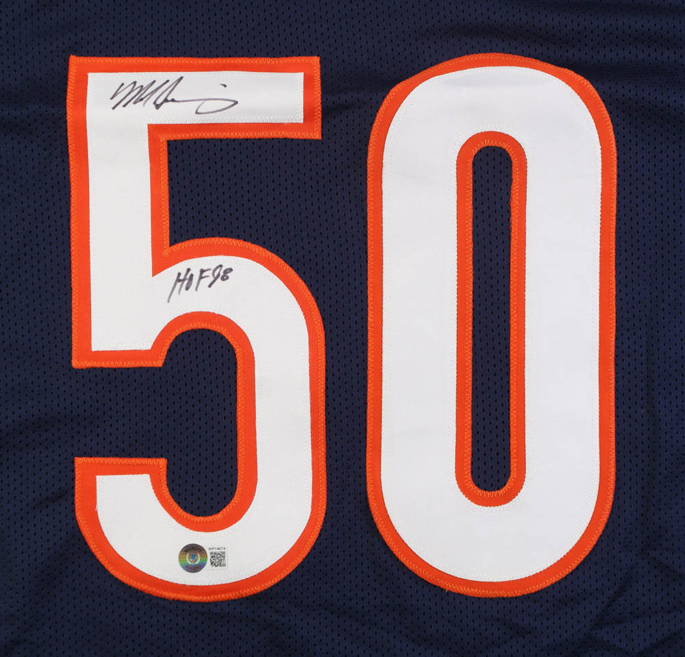 Mike Singletary Signed Jersey Inscribed "HOF 98" (Beckett) at PristineAuction.com Mike Singletary Signed Jersey Inscribed "HOF 98" (Beckett) at PristineAuction.com