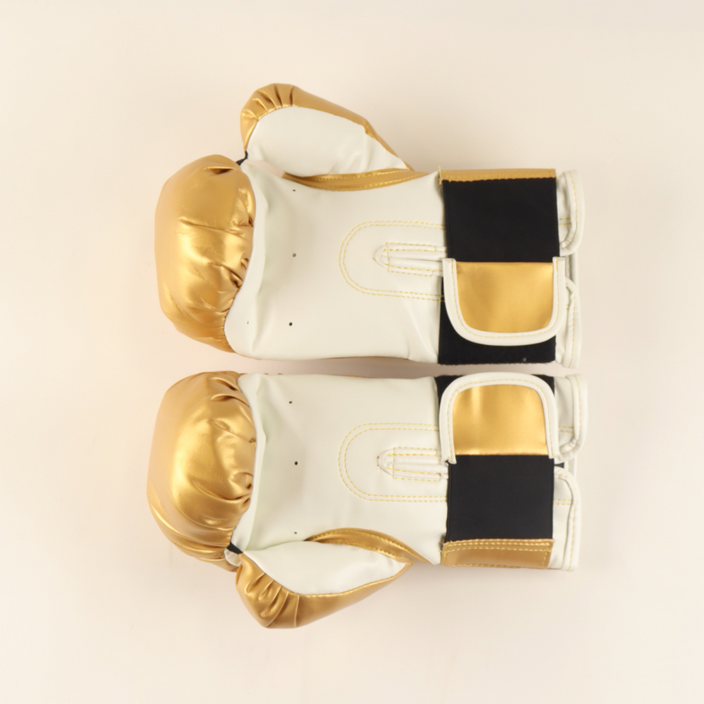 Mike Tyson Signed Gold Everlast Boxing Glove (PSA & Tyson) Pristine