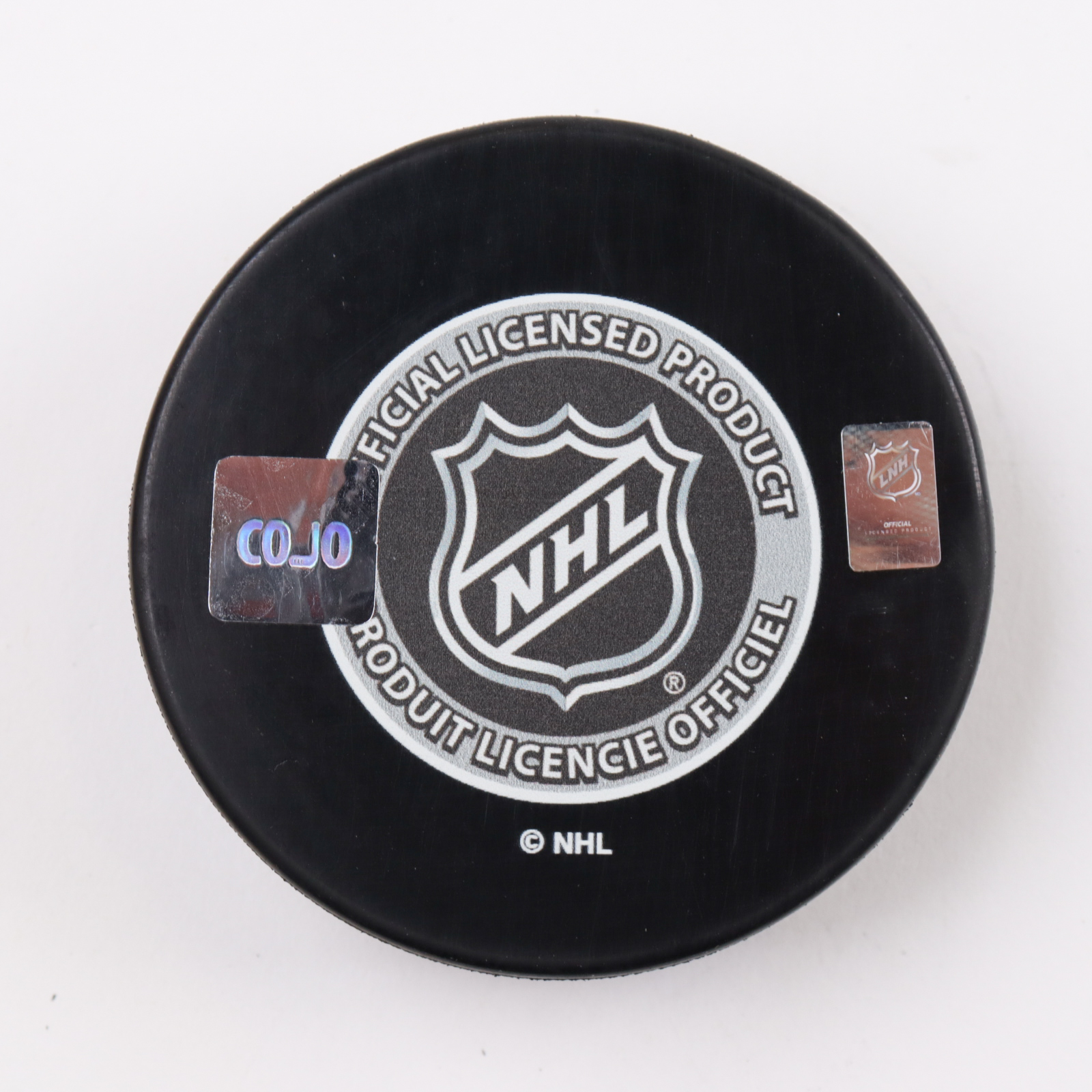 Glenn Hall Signed Blackhawks Logo Hockey Puck Inscribed "HOF / 75" & "Mr. Goalie" (COJO) at PristineAuction.com Glenn Hall Signed Blackhawks Logo Hockey Puck Inscribed "HOF / 75" & "Mr. Goalie" (COJO) at PristineAuction.com