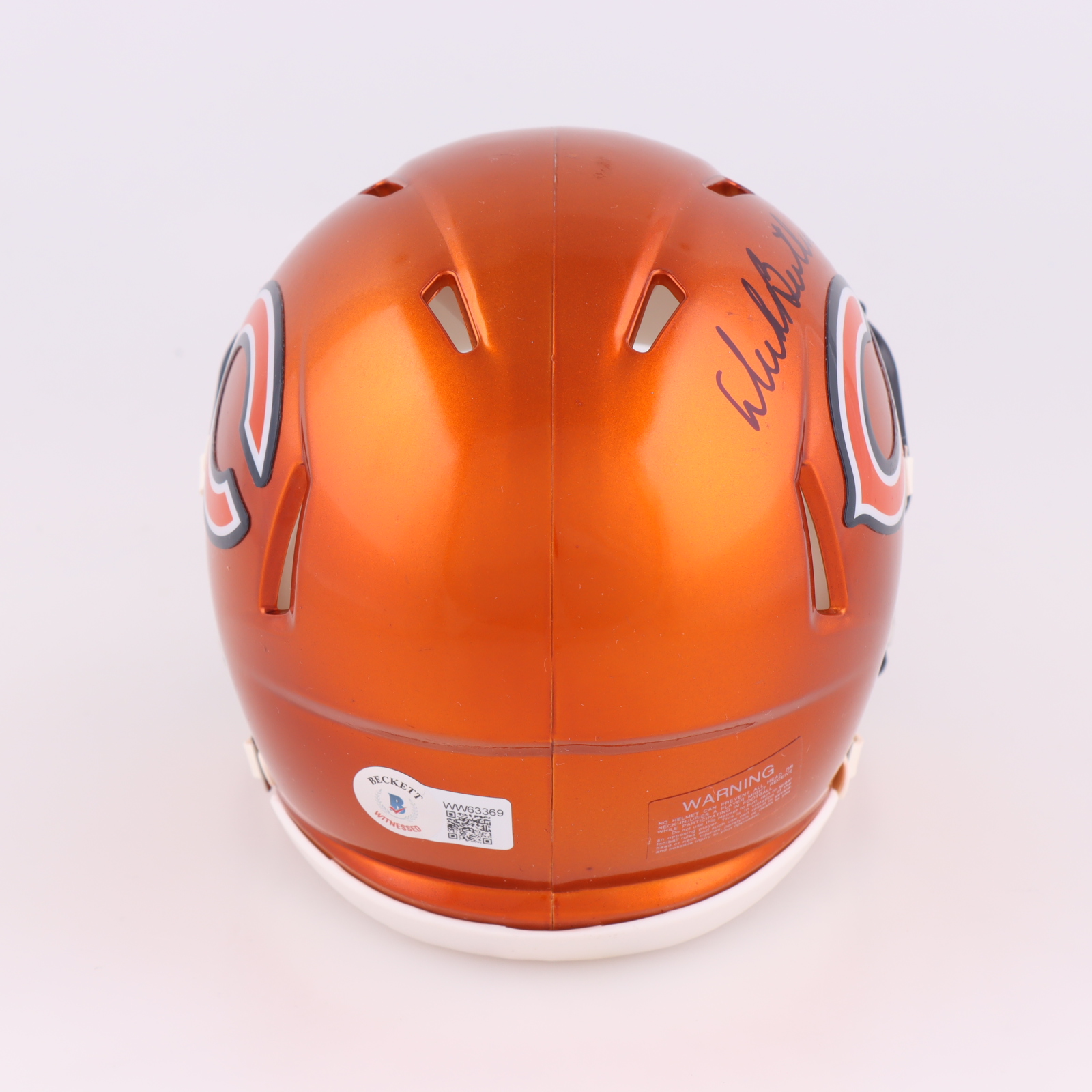 Dick Butkus Signed Bears Flash Alternate Speed Mini Helmet (Beckett) at PristineAuction.com Dick Butkus Signed Bears Flash Alternate Speed Mini Helmet (Beckett) at PristineAuction.com
