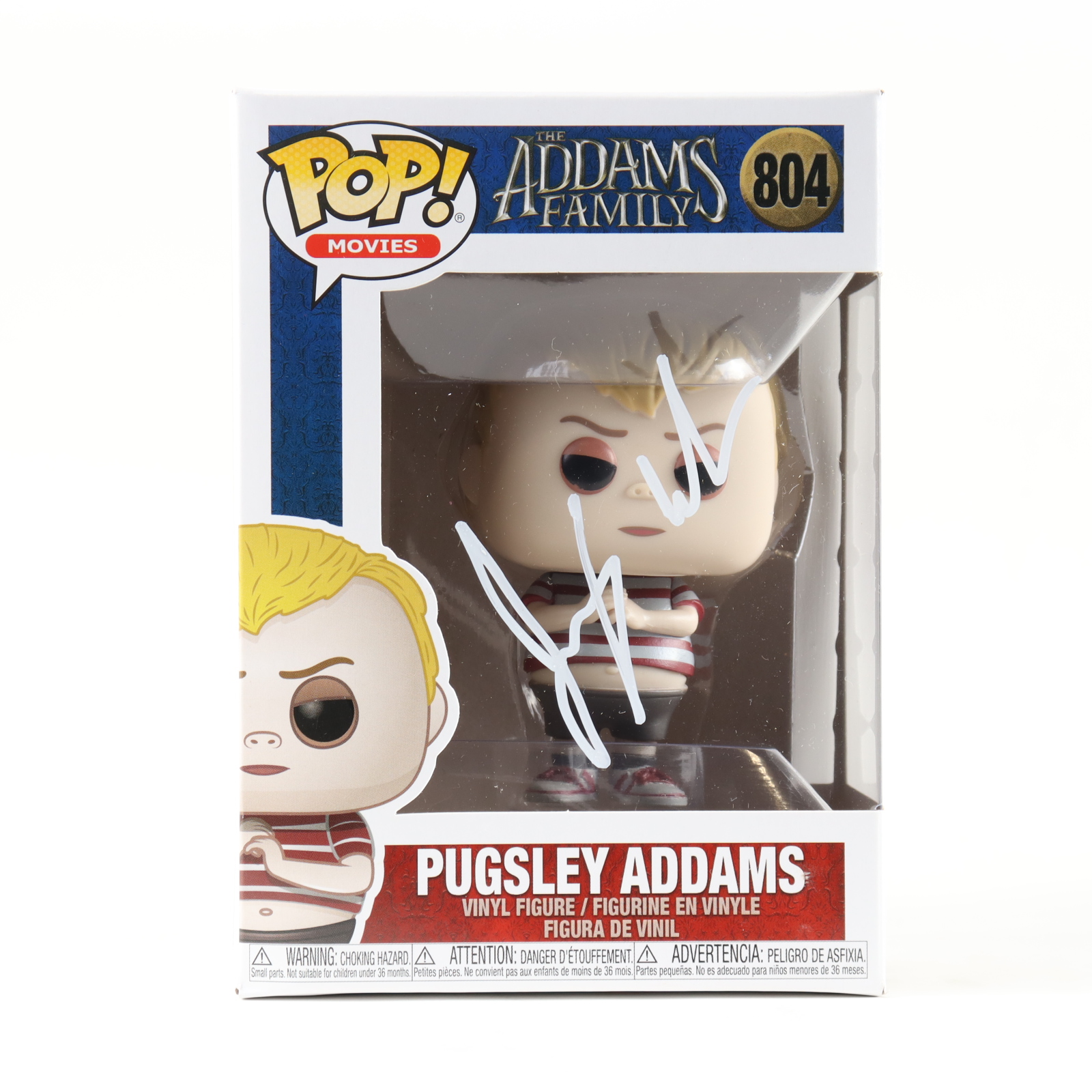 Jimmy Workman Signed "The Addams Family" #804 Pugsley Addams Funko Pop! Vinyl Figure (Schwartz) at PristineAuction.com Jimmy Workman Signed "The Addams Family" #804 Pugsley Addams Funko Pop! Vinyl Figure (Schwartz) at PristineAuction.com