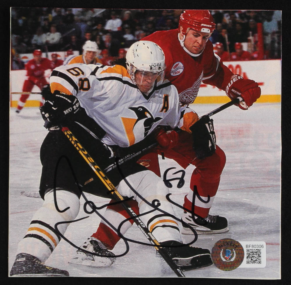Jaromir Jagr Signed Penguins 5x5 Photo (Beckett) at PristineAuction.com Jaromir Jagr Signed Penguins 5x5 Photo (Beckett) at PristineAuction.com