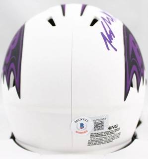 Kyle Hamilton Signed Ravens Lunar Alternate Speed Mini Helmet (Beckett) at PristineAuction.com Kyle Hamilton Signed Ravens Lunar Alternate Speed Mini Helmet (Beckett) at PristineAuction.com
