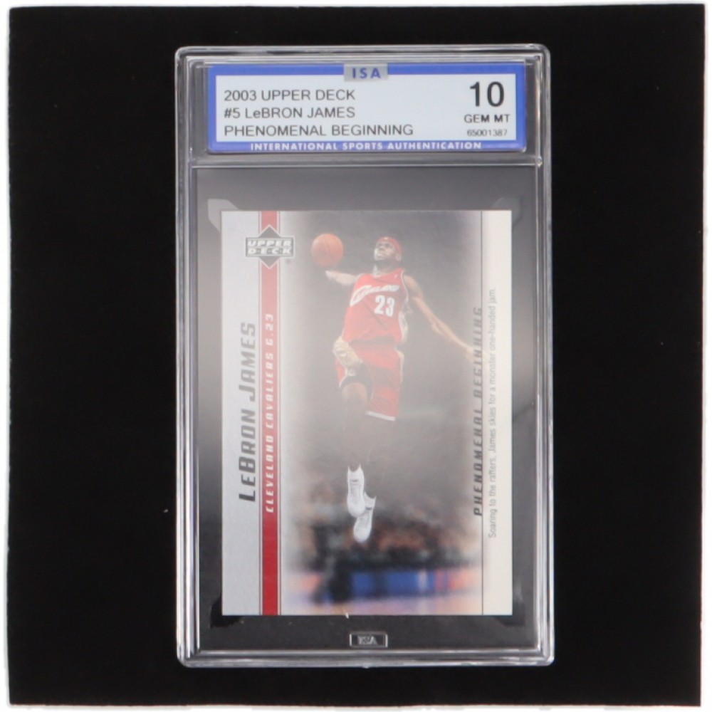 upper deck lebron james phenomenal beginning