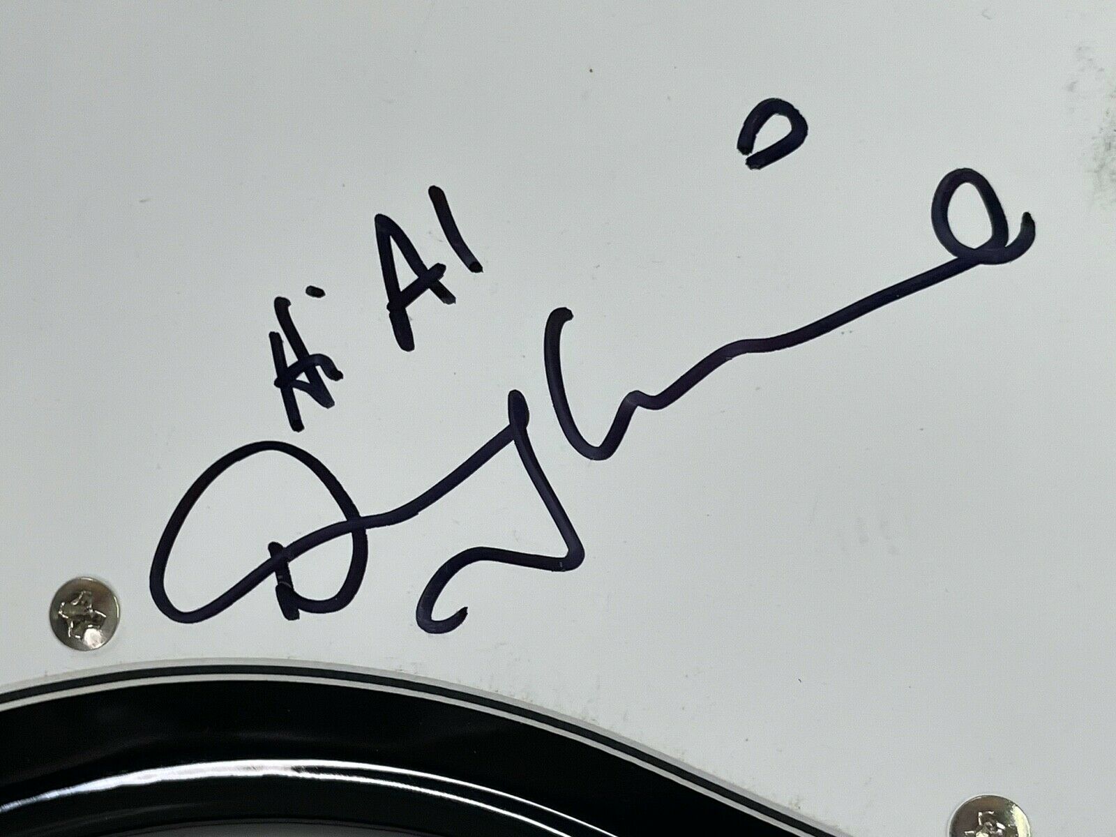 Denny Laine & Steve Holley Signed Wings Logo Electric Guitar Inscribed "Wings" (JSA) at PristineAuction.com Denny Laine & Steve Holley Signed Wings Logo Electric Guitar Inscribed "Wings" (JSA) at PristineAuction.com