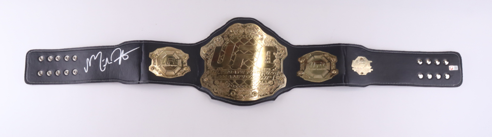 Miesha Tate Signed Full-Size UFC Championship Belt (PA) at PristineAuction.com Miesha Tate Signed Full-Size UFC Championship Belt (PA) at PristineAuction.com