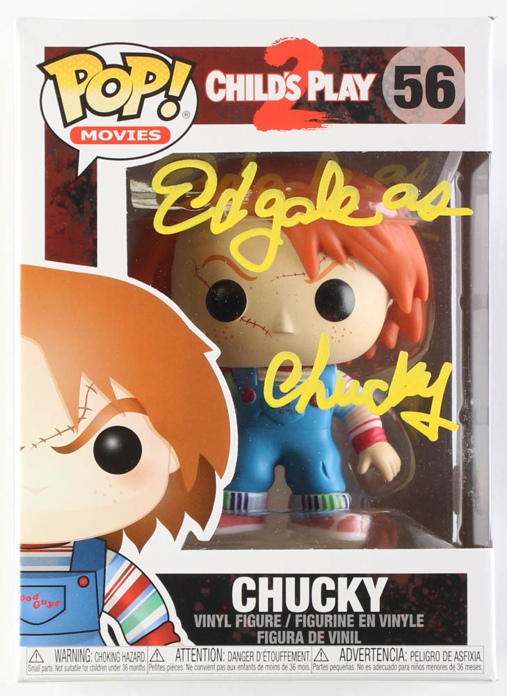 Scary Funko Pop Ed Gale Signed Chucky #1249 Funko Pop! Vinyl