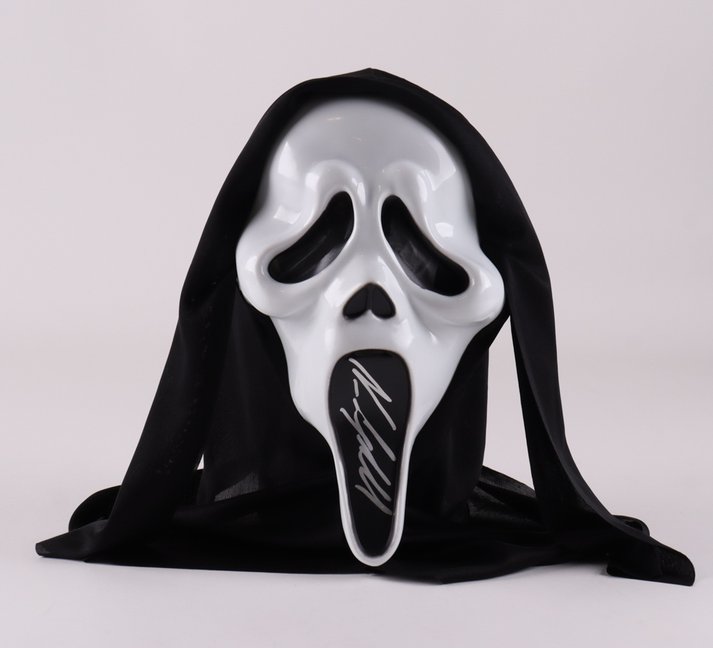 Neve Campbell Signed "Scream" Ghostface Mask (JSA) at PristineAuction.com Neve Campbell Signed "Scream" Ghostface Mask (JSA) at PristineAuction.com