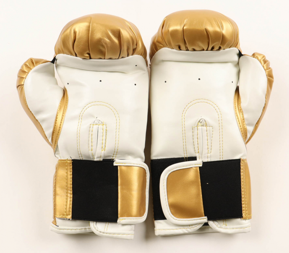 Mike Tyson Signed Gold Everlast Boxing Glove (Tyson) Pristine Auction