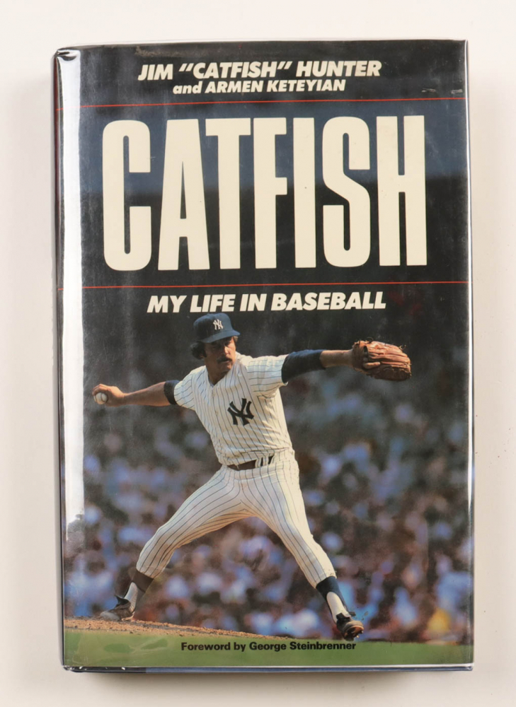 Jim "Catfish" Hunter Signed "Catfish" Hardcover Book (PSA) Pristine Auction