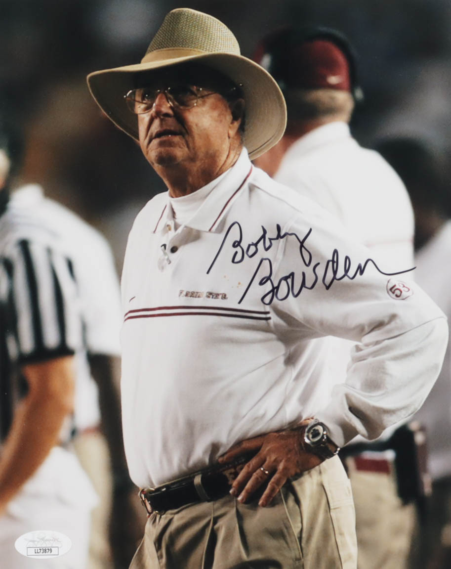 Bobby Bowden Signed Florida State Seminoles 8x10 Photo (JSA) at PristineAuction.com Bobby Bowden Signed Florida State Seminoles 8x10 Photo (JSA) at PristineAuction.com