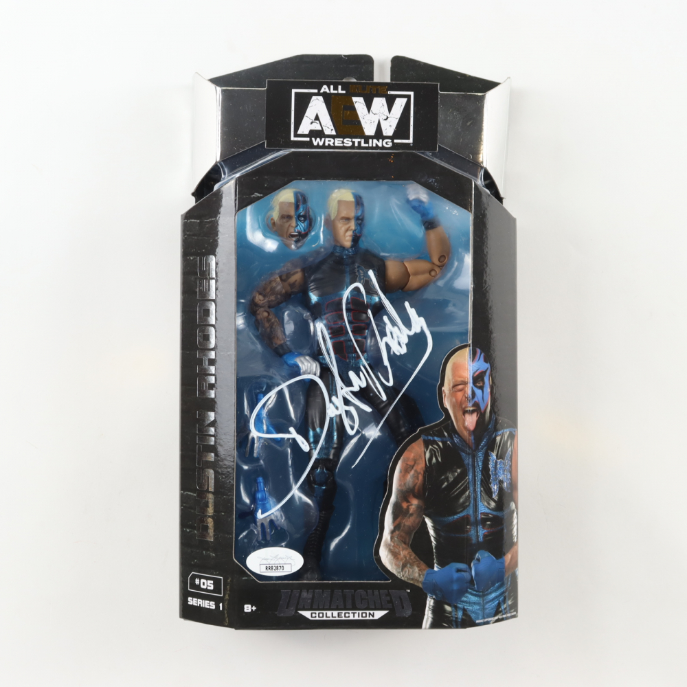 Dustin Rhodes Signed AEW Action Figure (JSA) | Pristine Auction