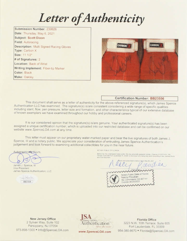 Scott Dixon Signed IndyCar Custom Framed Racing Gloves Display (JSA) at PristineAuction.com Scott Dixon Signed IndyCar Custom Framed Racing Gloves Display (JSA) at PristineAuction.com