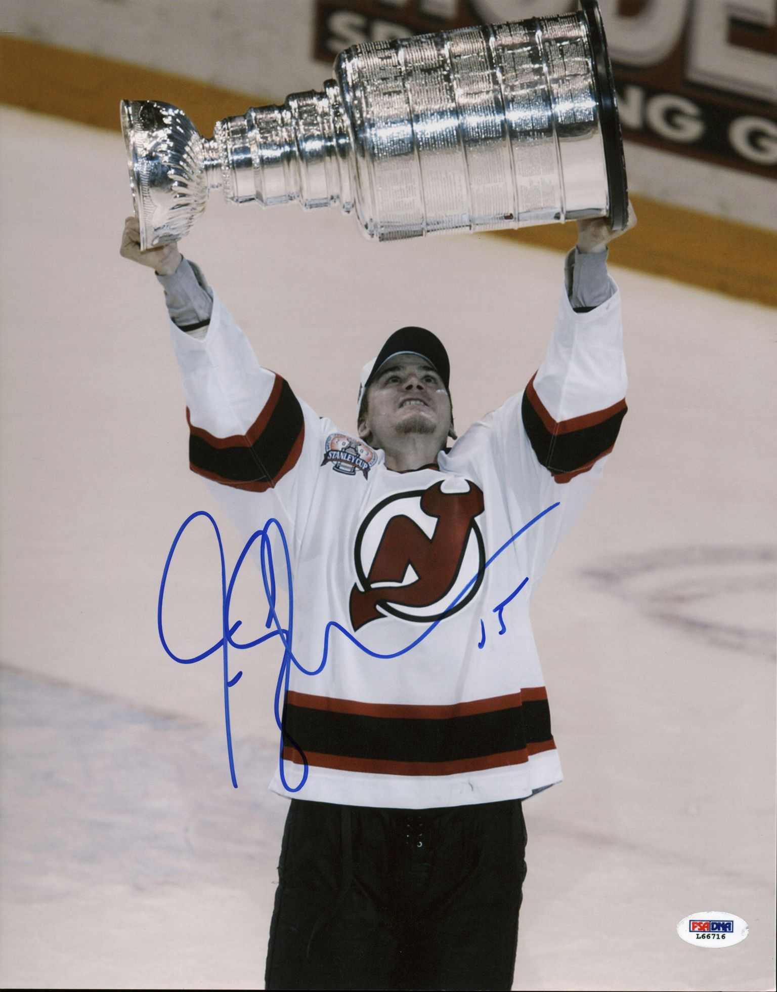 Jamie Langenbrunner Signed Devils 11x14 Photo (PSA) at PristineAuction.com Jamie Langenbrunner Signed Devils 11x14 Photo (PSA) at PristineAuction.com