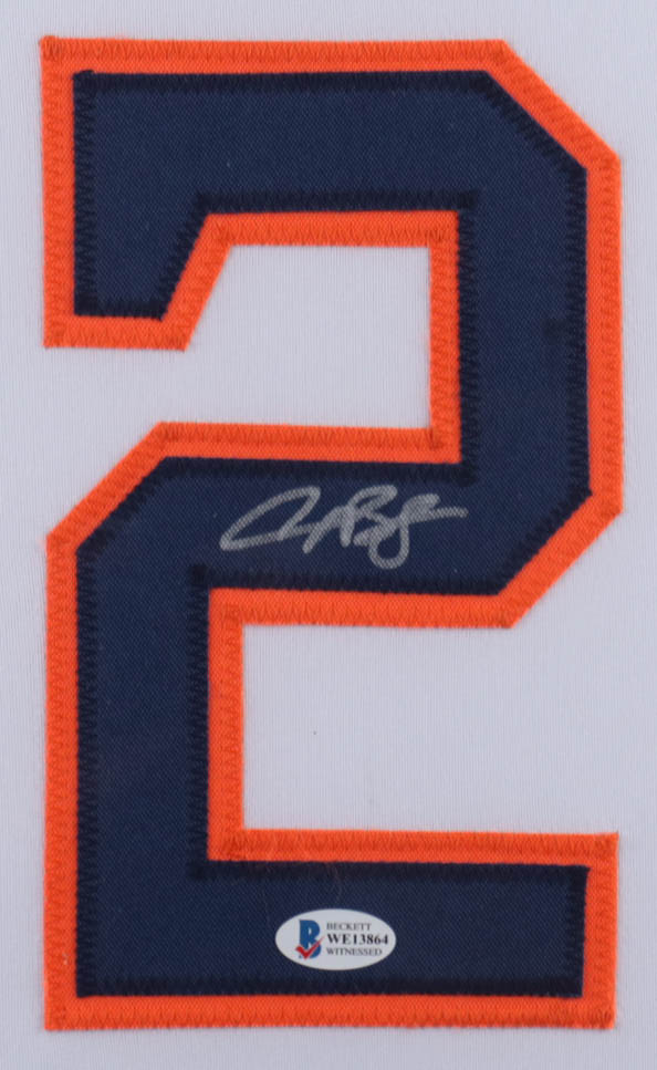 Alex Bregman Signed Custom Framed Jersey Display (Beckett) at PristineAuction.com Alex Bregman Signed Custom Framed Jersey Display (Beckett) at PristineAuction.com