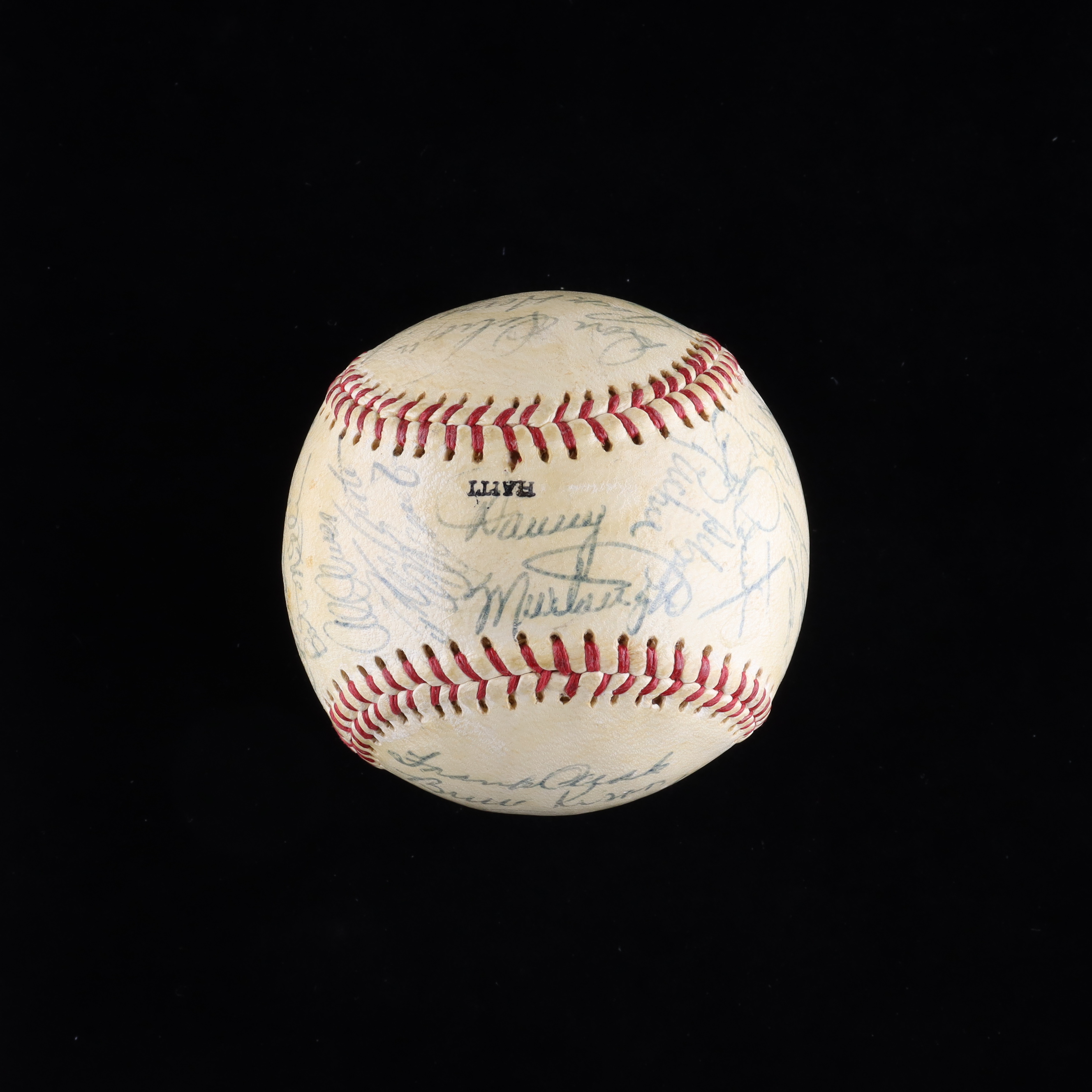 Pittsburgh Pirates Baseball Signed by (22) with Roberto Clemente, Bob Johnson, Charlie Sands, Bob Miller (PSA) at PristineAuction.com Pittsburgh Pirates Baseball Signed by (22) with Roberto Clemente, Bob Johnson, Charlie Sands, Bob Miller (PSA) at PristineAuction.com