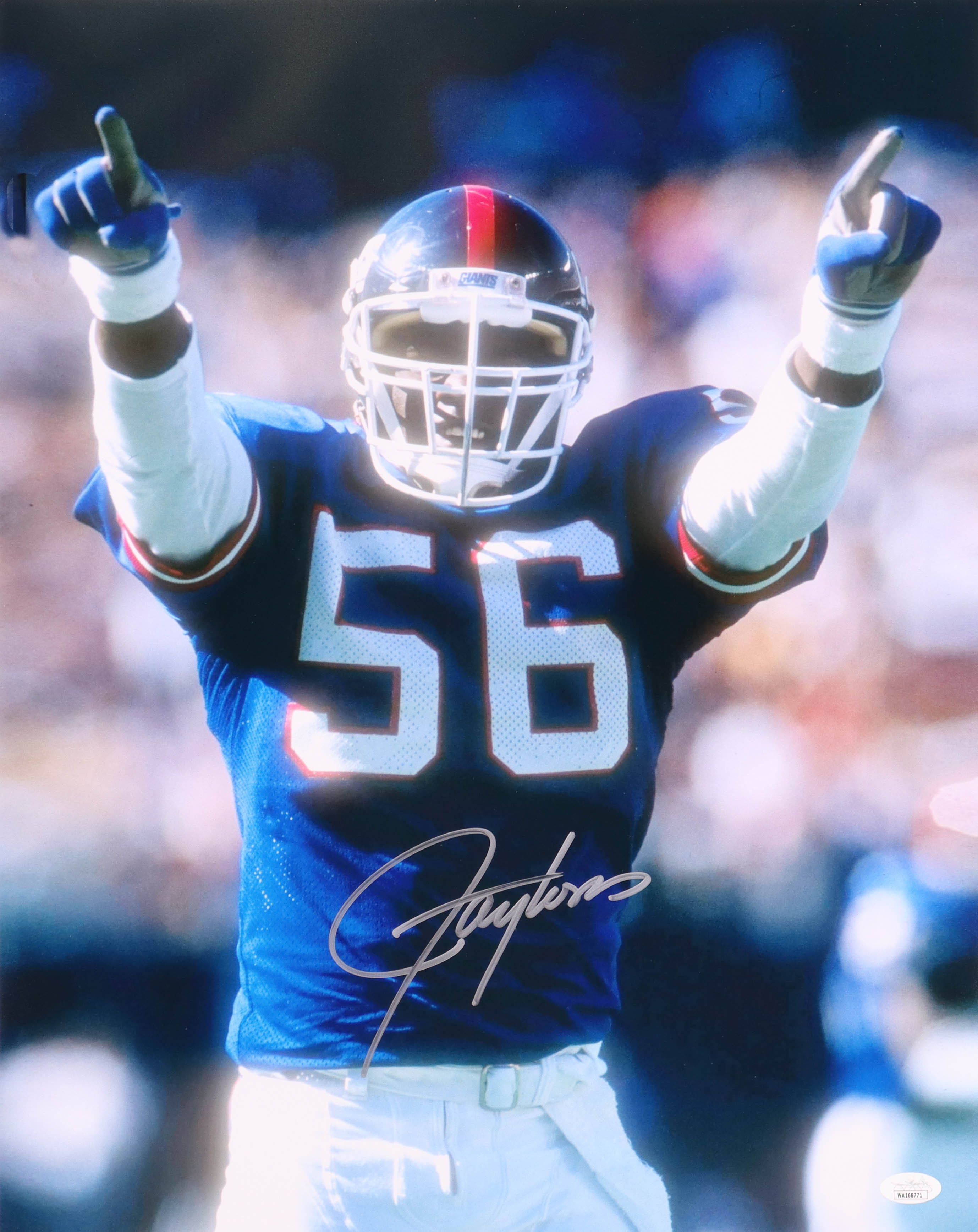 Lawrence Taylor Signed Giants 16x20 Photo (JSA) at PristineAuction.com Lawrence Taylor Signed Giants 16x20 Photo (JSA) at PristineAuction.com