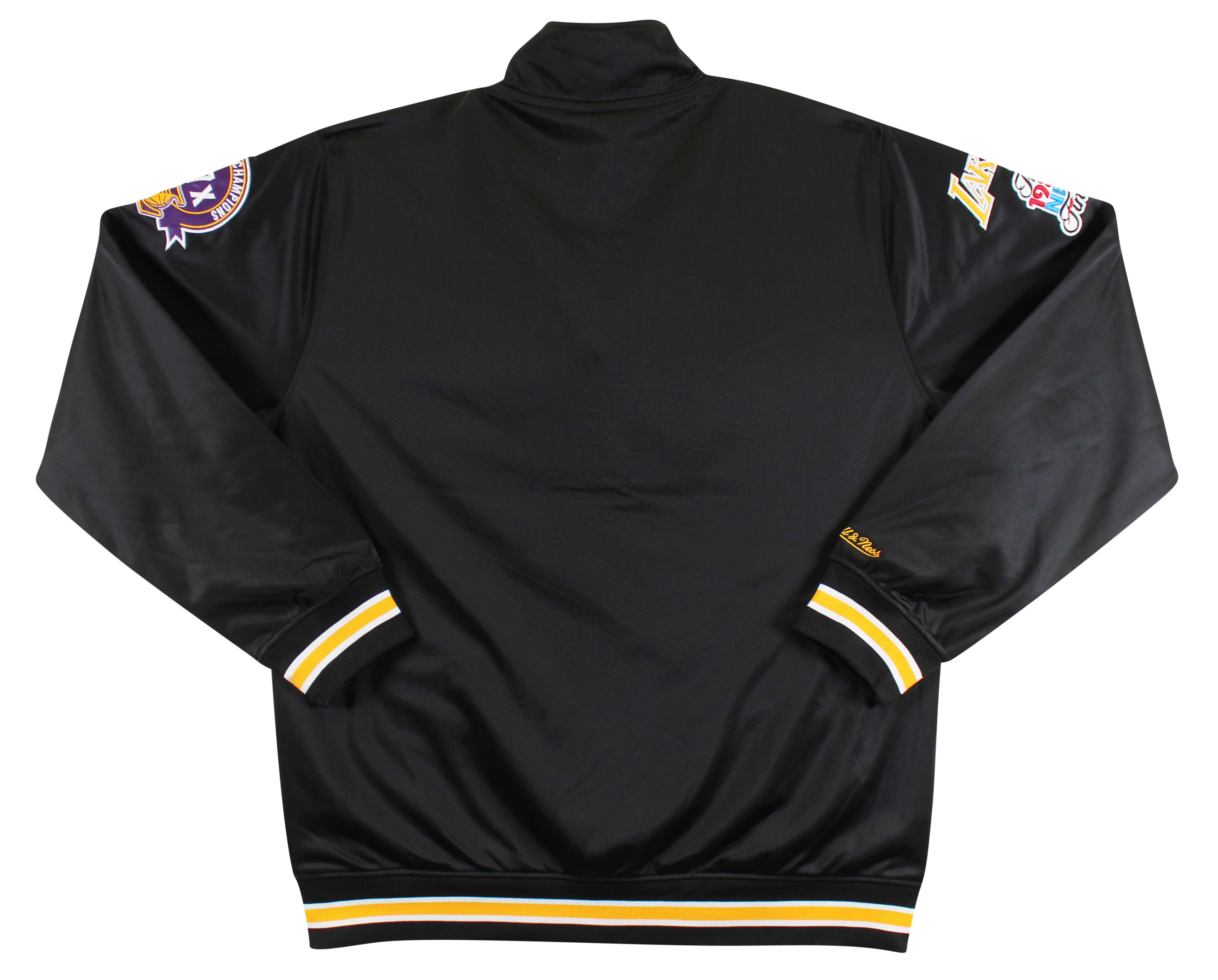 Magic Johnson Signed Mitchell & Ness Lakers Warm-Up Jacket (Beckett) at PristineAuction.com Magic Johnson Signed Mitchell & Ness Lakers Warm-Up Jacket (Beckett) at PristineAuction.com