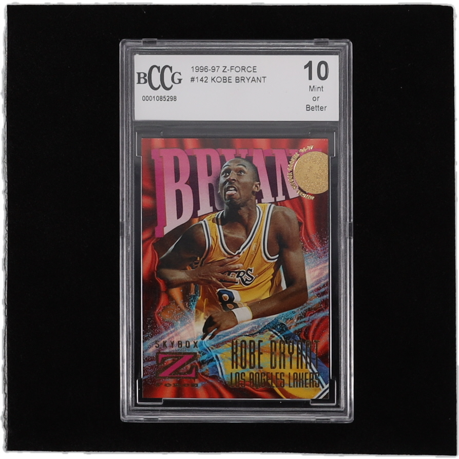 Kobe Bryant 1996-97 Z-Force #142 RC (BCCG 10) at PristineAuction.com Kobe Bryant 1996-97 Z-Force #142 RC (BCCG 10) at PristineAuction.com