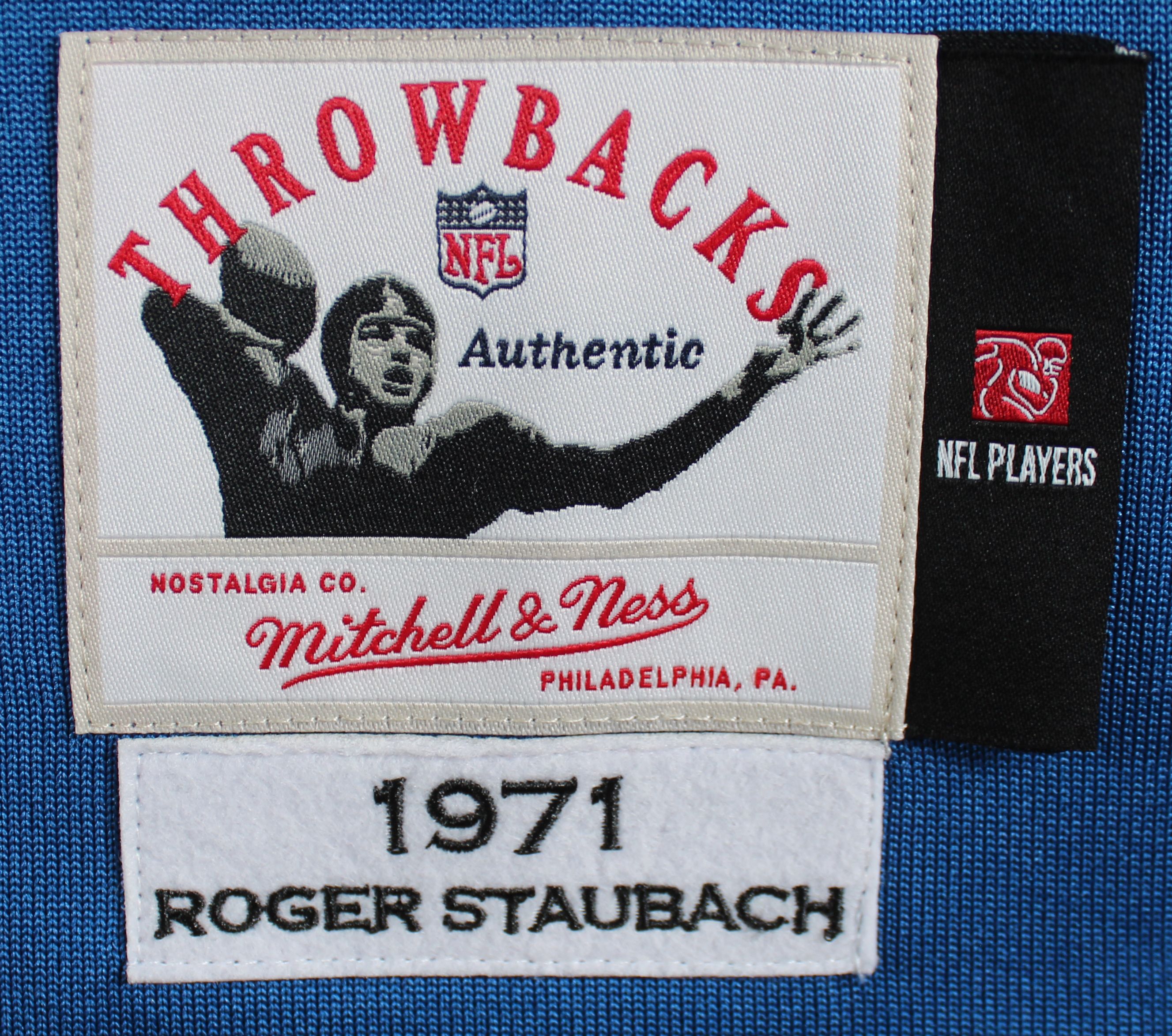 Roger Staubach Signed Cowboys Jersey with Inscribed "71 NFL MVP", "SB VI MVP" & "HOF 85" (Beckett) at PristineAuction.com Roger Staubach Signed Cowboys Jersey with Inscribed "71 NFL MVP", "SB VI MVP" & "HOF 85" (Beckett) at PristineAuction.com