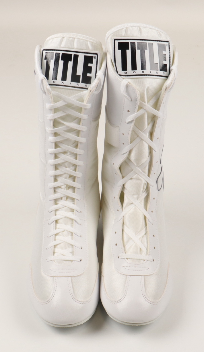 Floyd Mayweather Jr. Signed Pair of Title Boxing Shoes