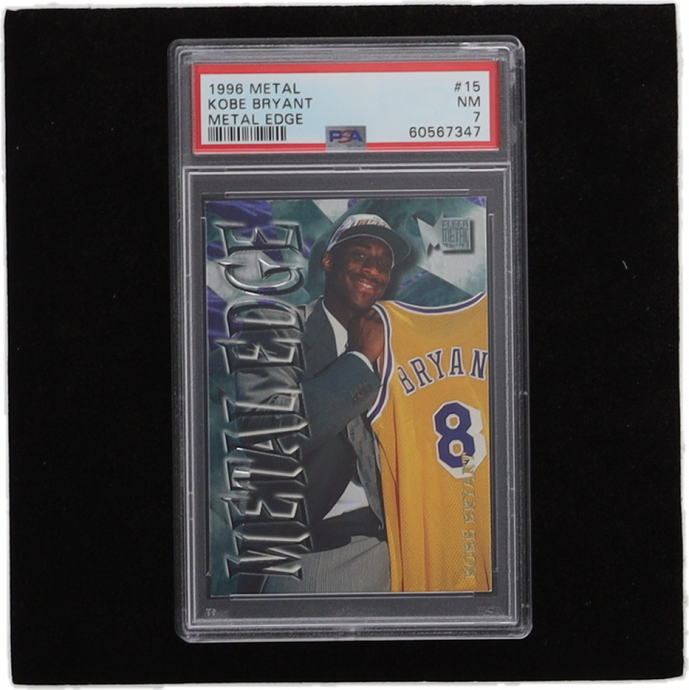 Kobe Bryant 1996-97 Metal Metal Edge #15 RC (PSA 7) | Pristine Auction