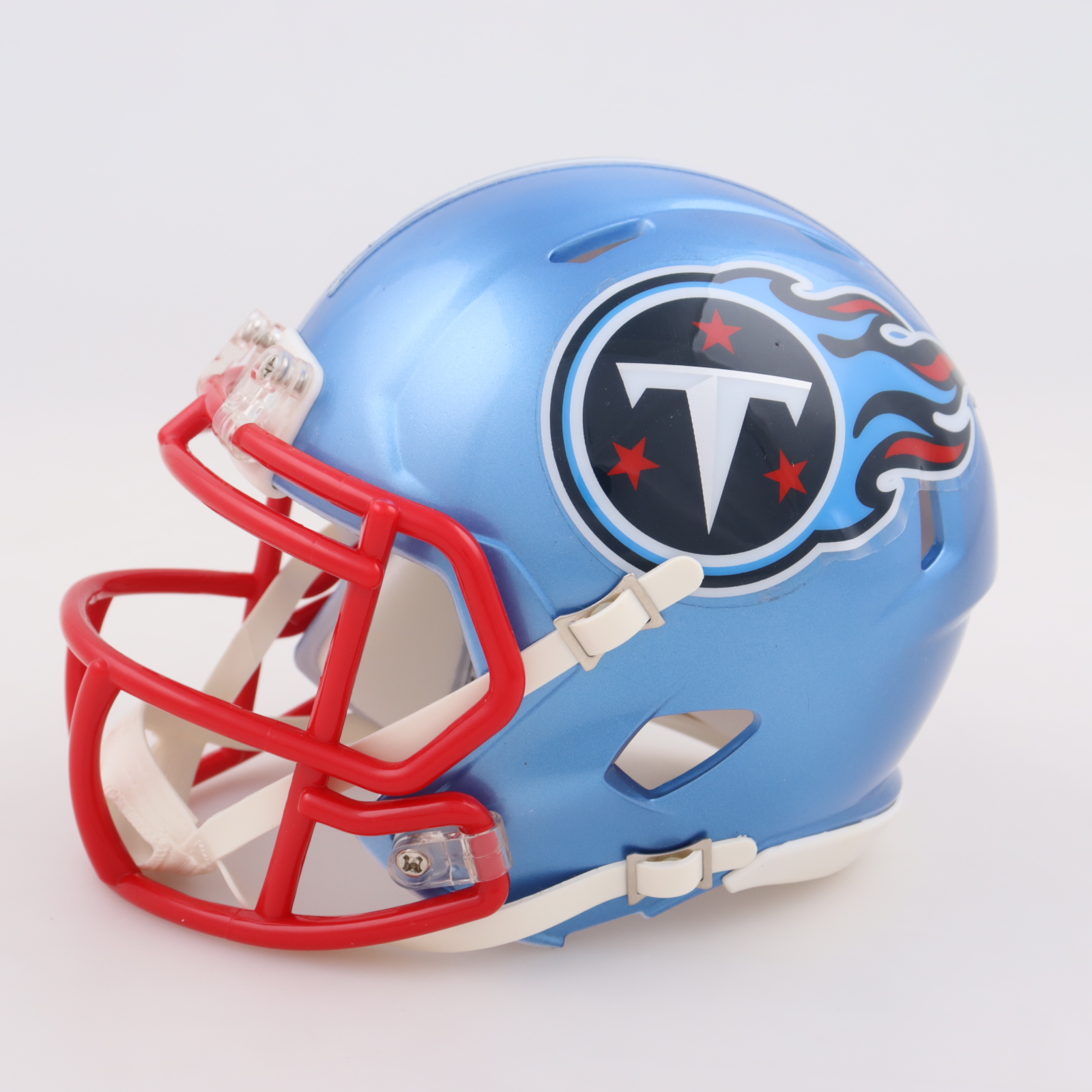 Treylon Burks Signed Titans Flash Alternate Speed Mini Helmet (Beckett) at PristineAuction.com Treylon Burks Signed Titans Flash Alternate Speed Mini Helmet (Beckett) at PristineAuction.com