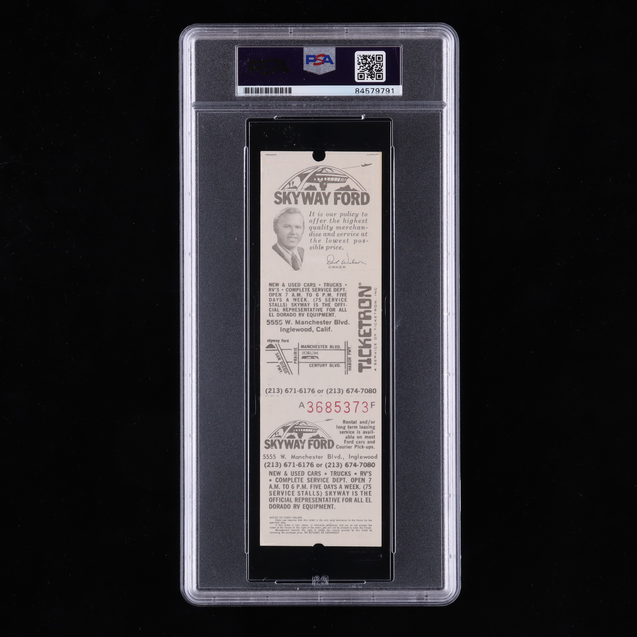 Jerry West Signed 1973 NBA Playoffs Game 1 Ticket (PSA) at PristineAuction.com Jerry West Signed 1973 NBA Playoffs Game 1 Ticket (PSA) at PristineAuction.com