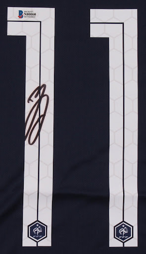Ousmane Dembele Signed France National Football Team Jersey (Beckett) at PristineAuction.com Ousmane Dembele Signed France National Football Team Jersey (Beckett) at PristineAuction.com