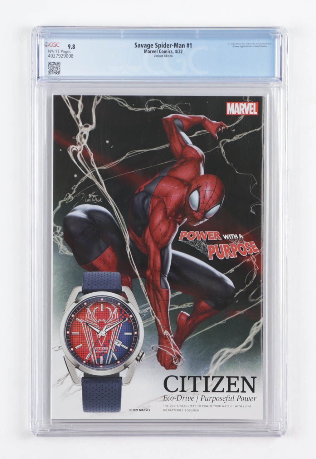 2022 "Savage Spider-Man" Issue #1 Marvel Comic Book (CGC 9.8) at PristineAuction.com 2022 "Savage Spider-Man" Issue #1 Marvel Comic Book (CGC 9.8) at PristineAuction.com