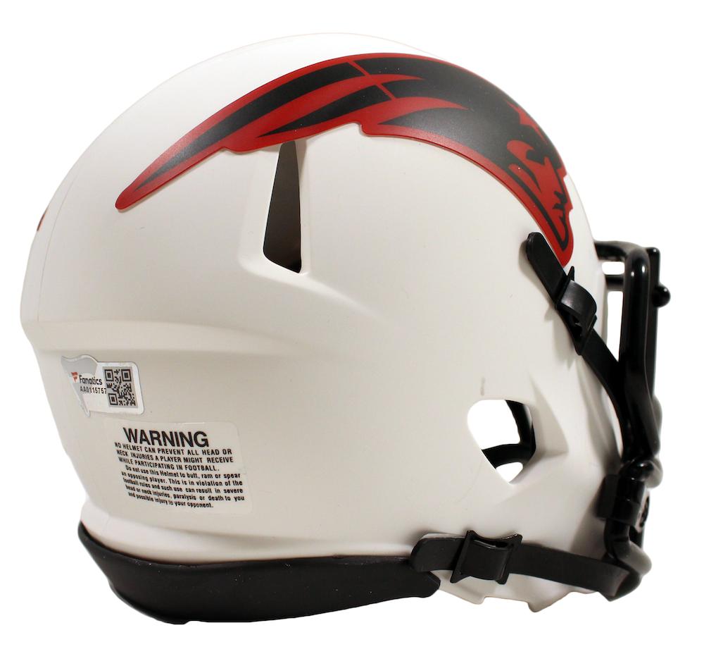 Tom Brady Signed Patriots Lunar Eclipse Alternate Speed Mini Helmet (Fanatics) at PristineAuction.com Tom Brady Signed Patriots Lunar Eclipse Alternate Speed Mini Helmet (Fanatics) at PristineAuction.com