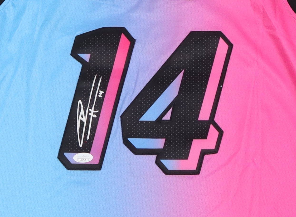 Tyler Herro Signed Jersey (JSA) at PristineAuction.com Tyler Herro Signed Jersey (JSA) at PristineAuction.com