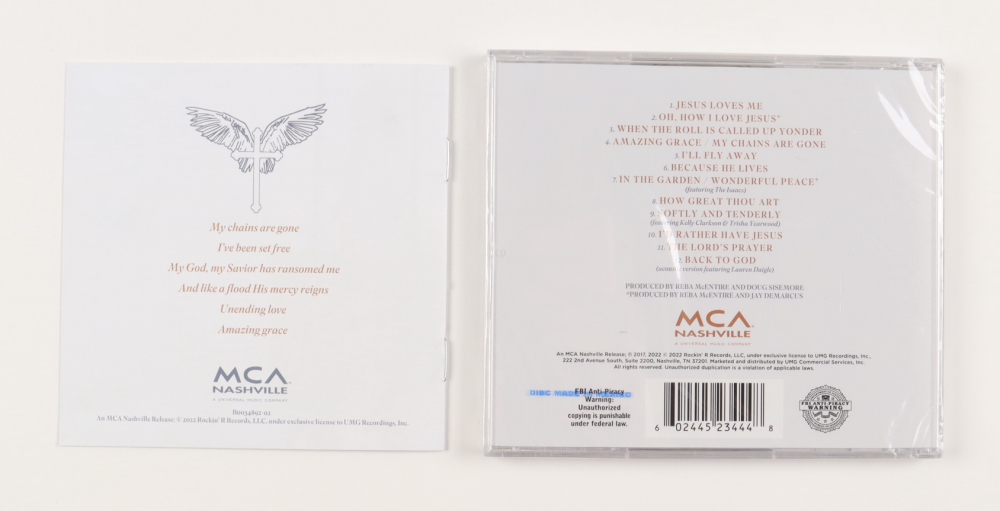 Reba McEntire Signed "My Chains Are Gone" CD Album Cover (JSA