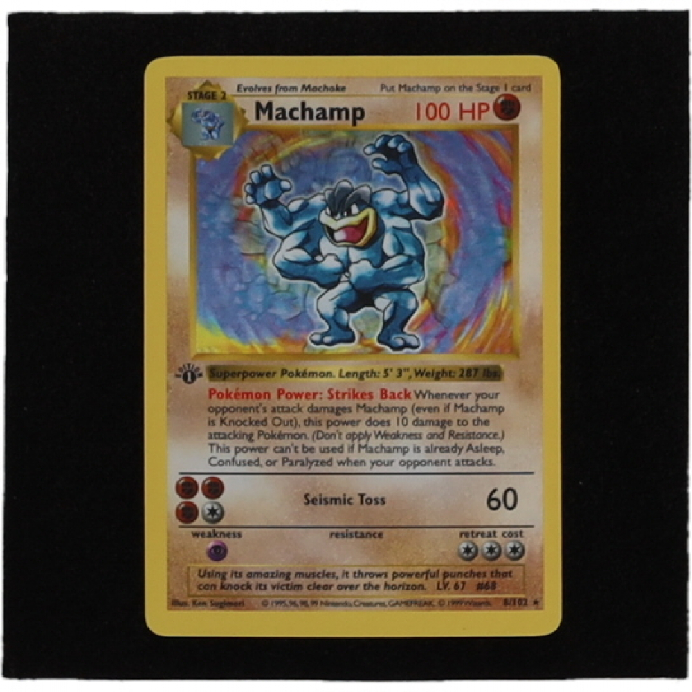 Machamp Pokemon 1999 Base #8 Holo | Pristine Auction