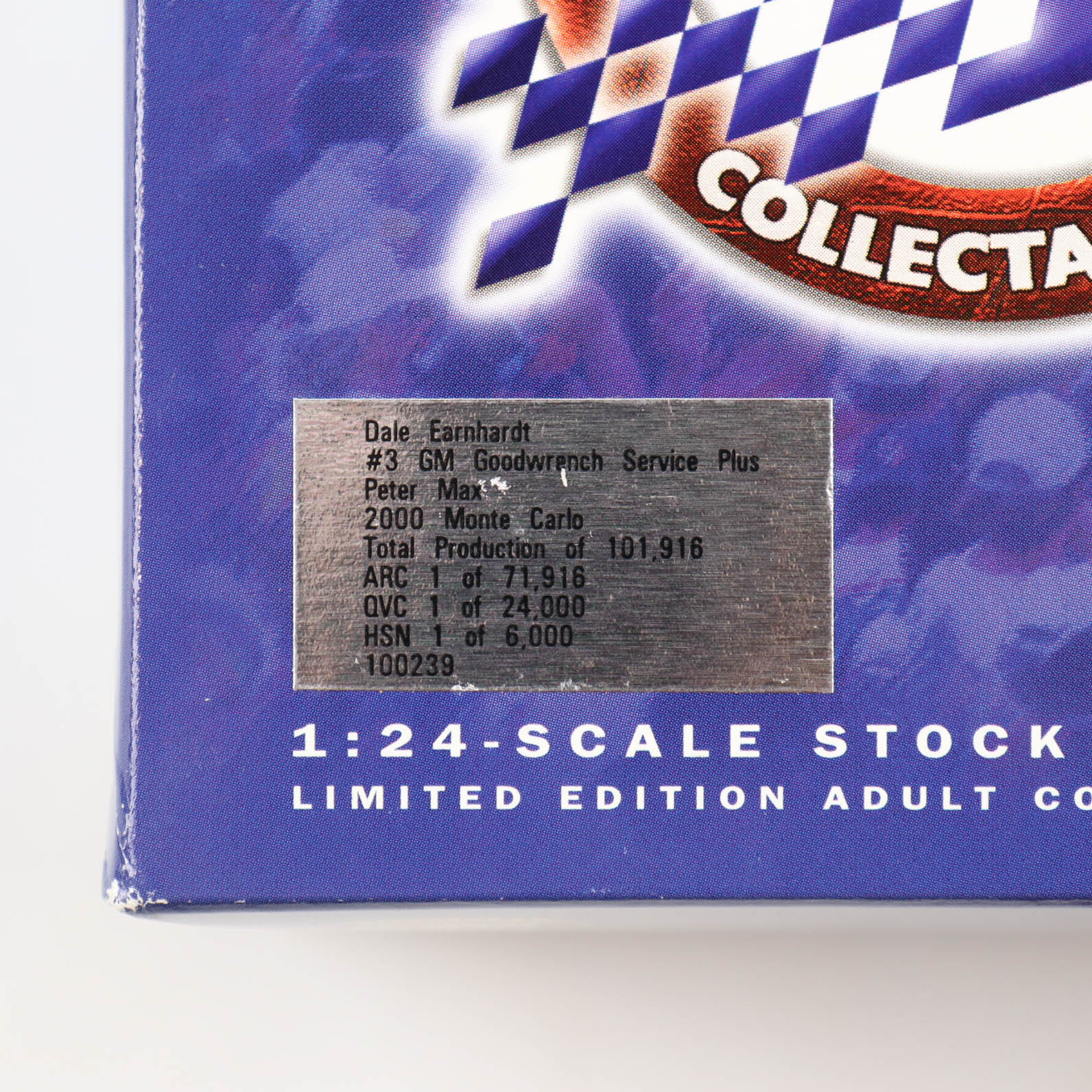 Dale Earnhardt LE #3 GM Goodwrench Service Plus Peter Max 2000 Monte Carlo 1:24 Diecast Car at PristineAuction.com Dale Earnhardt LE #3 GM Goodwrench Service Plus Peter Max 2000 Monte Carlo 1:24 Diecast Car at PristineAuction.com