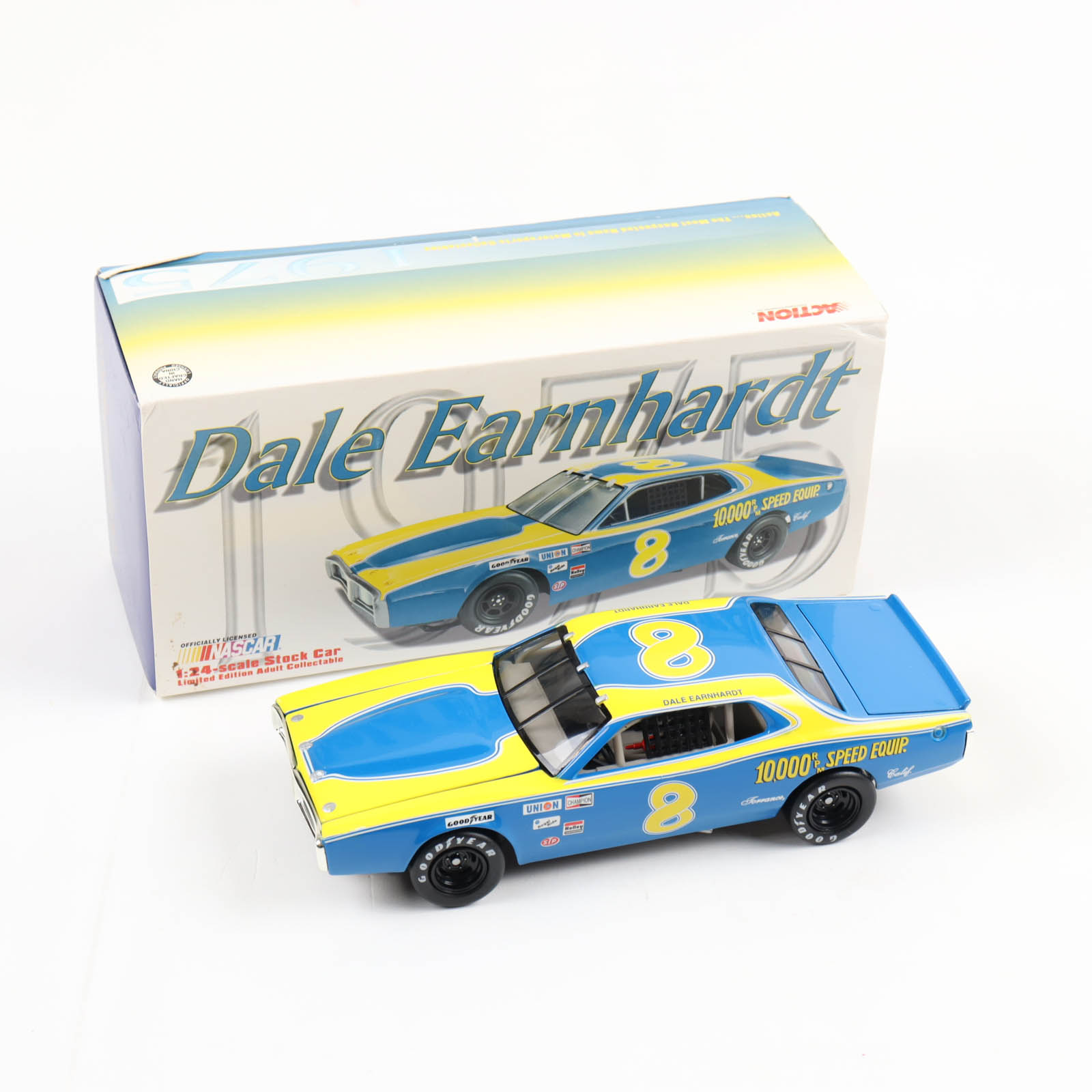 Dale Earnhardt LE #8 RPM 1975 Dodge 1:24 Diecast Car at PristineAuction.com Dale Earnhardt LE #8 RPM 1975 Dodge 1:24 Diecast Car at PristineAuction.com