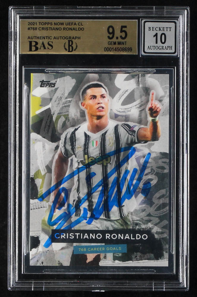 その他 CR7 Cristiano Ronaldo Signed 2021 Topps UEFA Living Legends #374