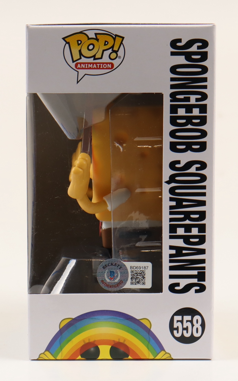 Tom Kenny Signed "SpongeBob SquarePants" #558 Funko Pop! Vinyl Figure (Beckett) at PristineAuction.com Tom Kenny Signed "SpongeBob SquarePants" #558 Funko Pop! Vinyl Figure (Beckett) at PristineAuction.com