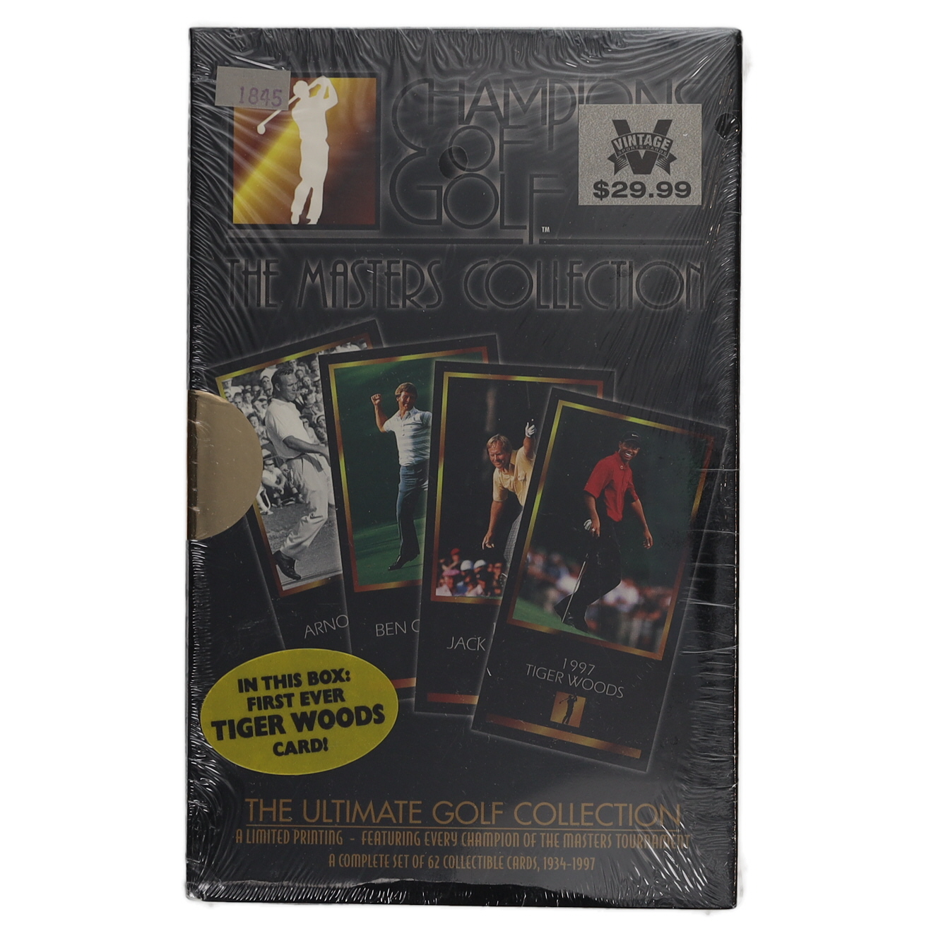 1934-97 Champions of Golf Masters Collection Complete Set of (62) Golf Cards with Tiger Woods Rookie Card at PristineAuction.com 1934-97 Champions of Golf Masters Collection Complete Set of (62) Golf Cards with Tiger Woods Rookie Card at PristineAuction.com