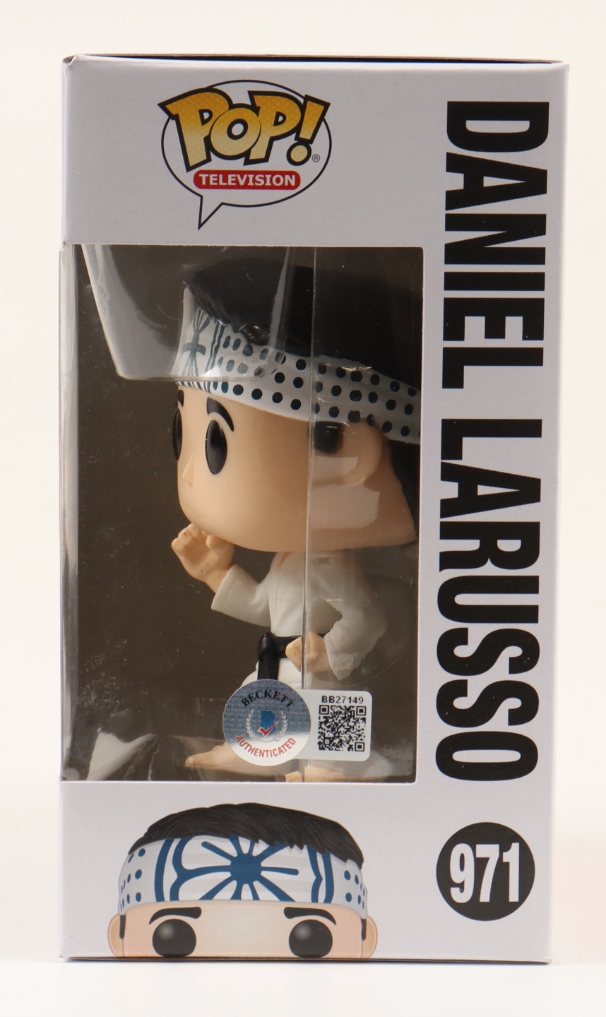 Ralph Macchio Signed "Cobra Kai" #971 Daniel LaRusso Funko Pop! Vinyl Figure (Beckett) at PristineAuction.com Ralph Macchio Signed "Cobra Kai" #971 Daniel LaRusso Funko Pop! Vinyl Figure (Beckett) at PristineAuction.com