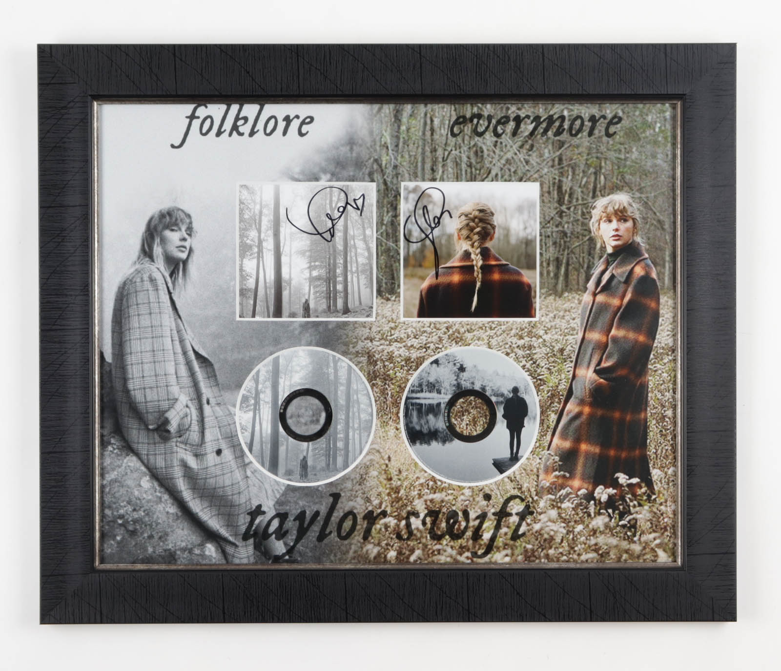 Taylor Swift Signed Autograph Evermore Drunklor CD Album w