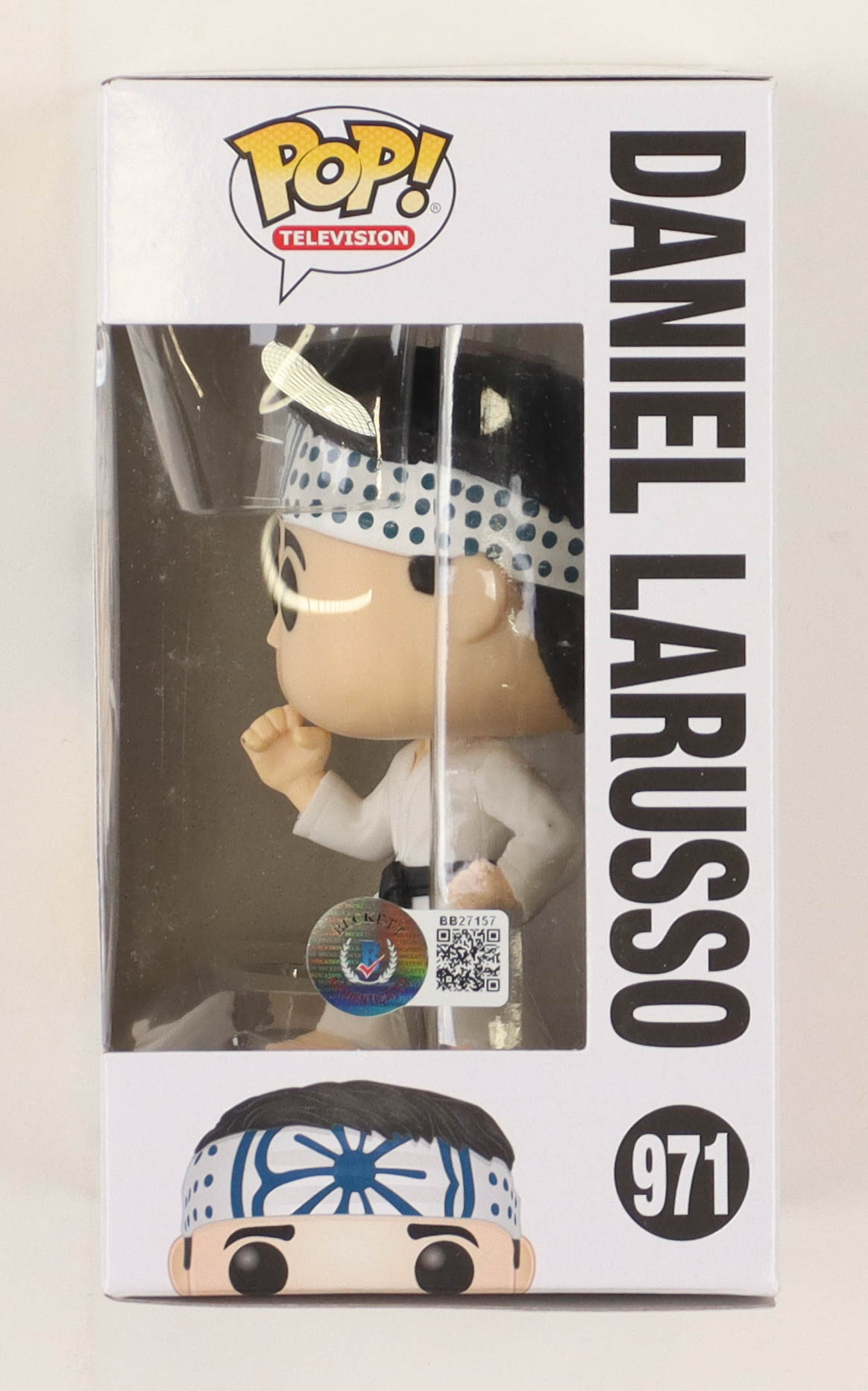 Ralph Macchio Signed "Cobra Kai" #971 Daniel LaRusso Funko Pop! Vinyl Figure (Beckett) at PristineAuction.com Ralph Macchio Signed "Cobra Kai" #971 Daniel LaRusso Funko Pop! Vinyl Figure (Beckett) at PristineAuction.com