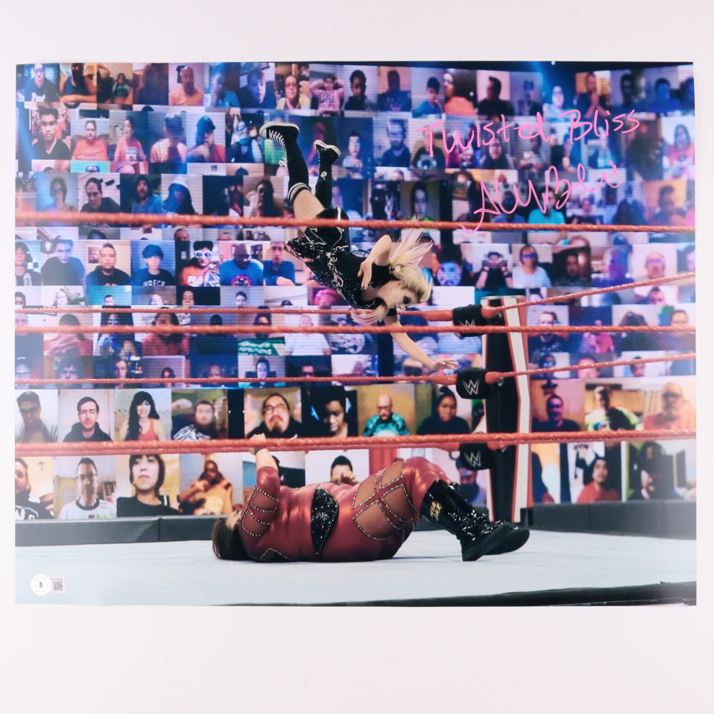 Alexa Bliss Signed WWE 16x20 Photo Inscribed "Twisted Bliss" (Beckett