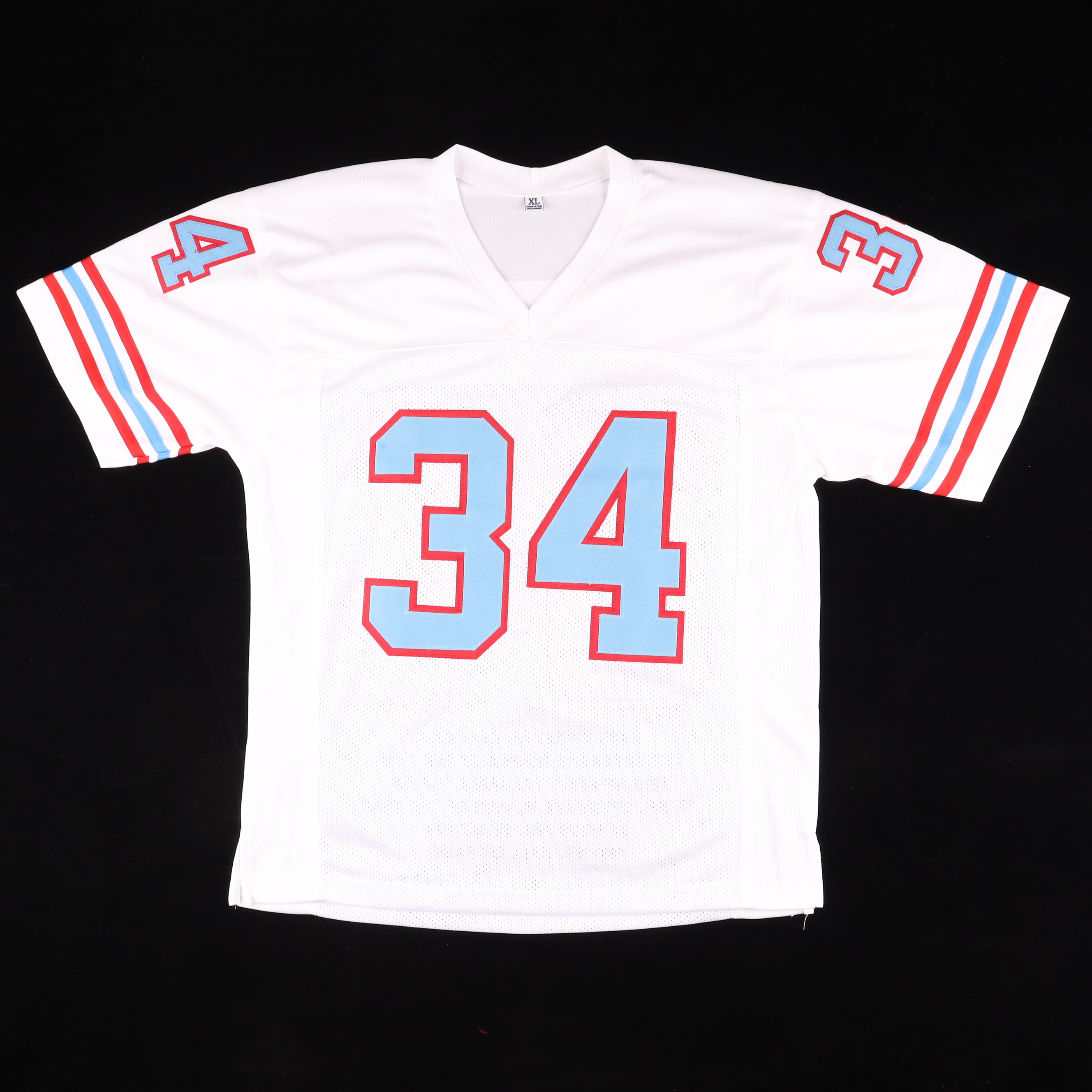 Earl Campbell Signed Career Highlight Stat Jersey (Timeless Authentic) at PristineAuction.com Earl Campbell Signed Career Highlight Stat Jersey (Timeless Authentic) at PristineAuction.com