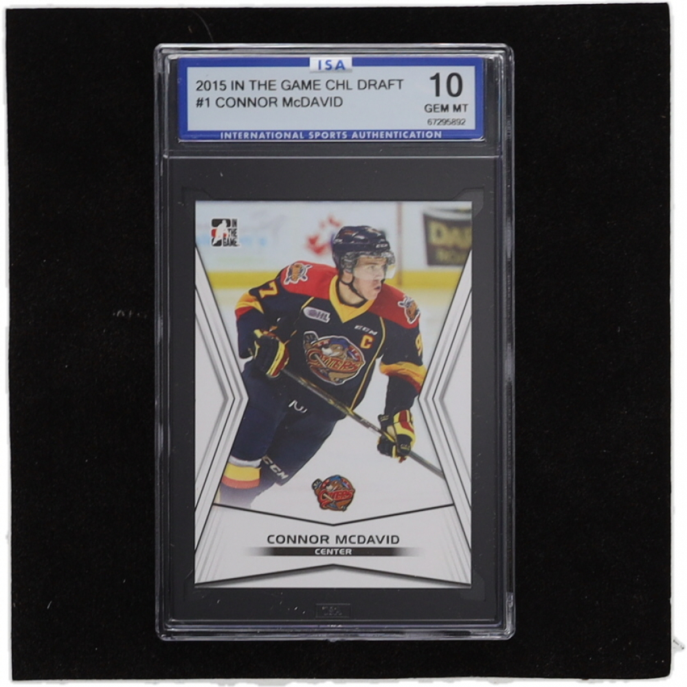 Connor McDavid 2015 ITG CHL Draft 1 RC (ISA 10) Pristine Auction