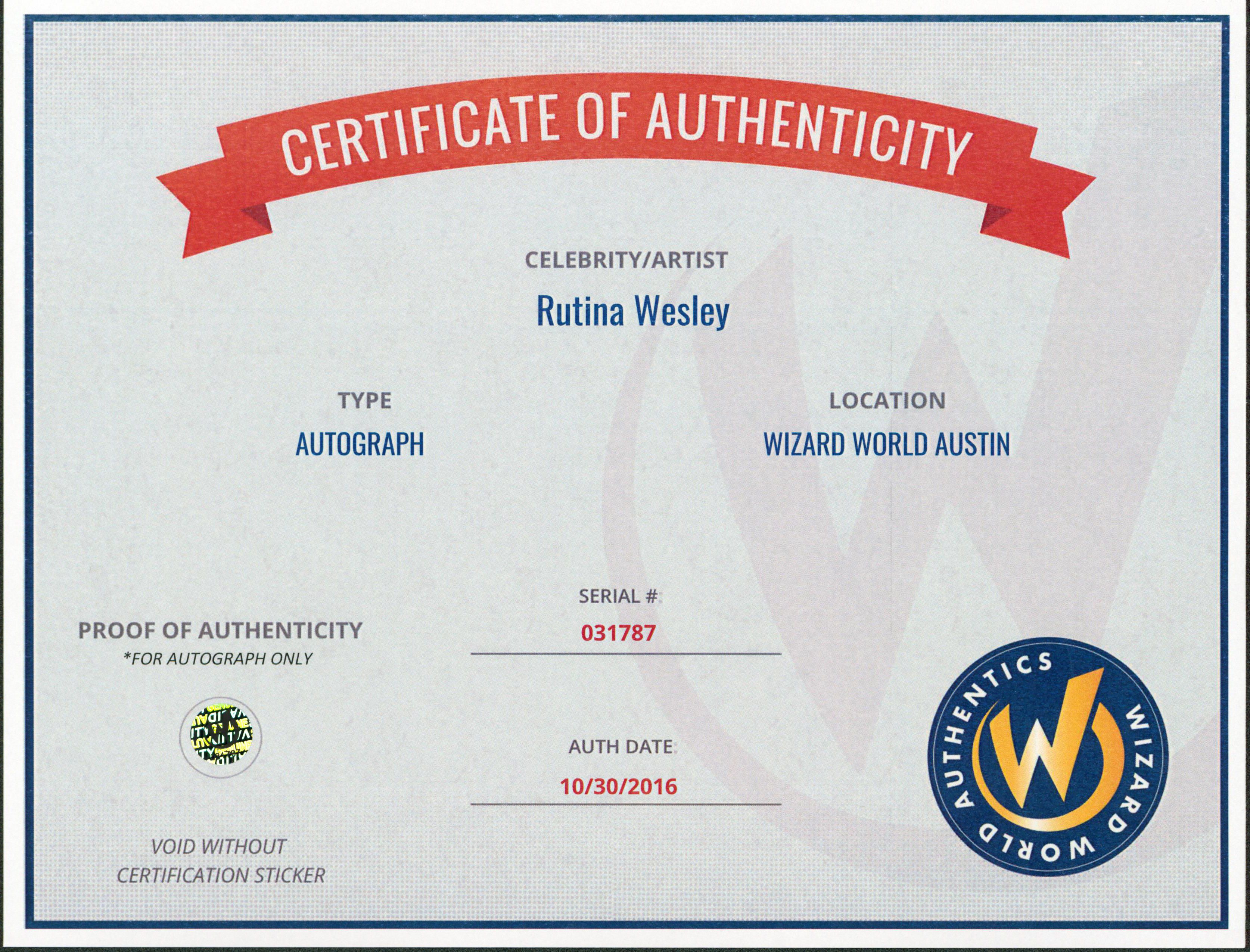 Rutina Wesley Signed "True Blood" 8x10 Photo (Wizard World) at PristineAuction.com Rutina Wesley Signed "True Blood" 8x10 Photo (Wizard World) at PristineAuction.com