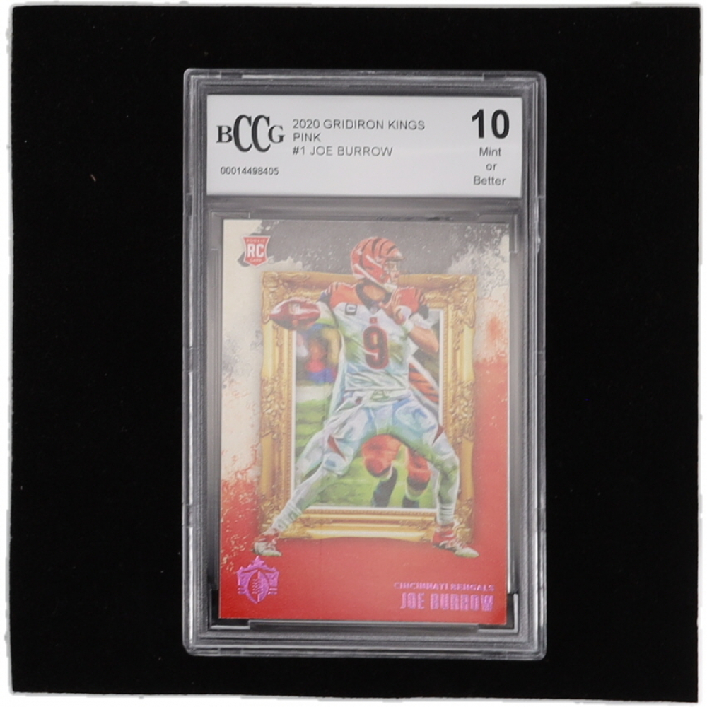 Joe Burrow 2020 Gridiron Kings Pink Rookie Card #GK1 - Mint