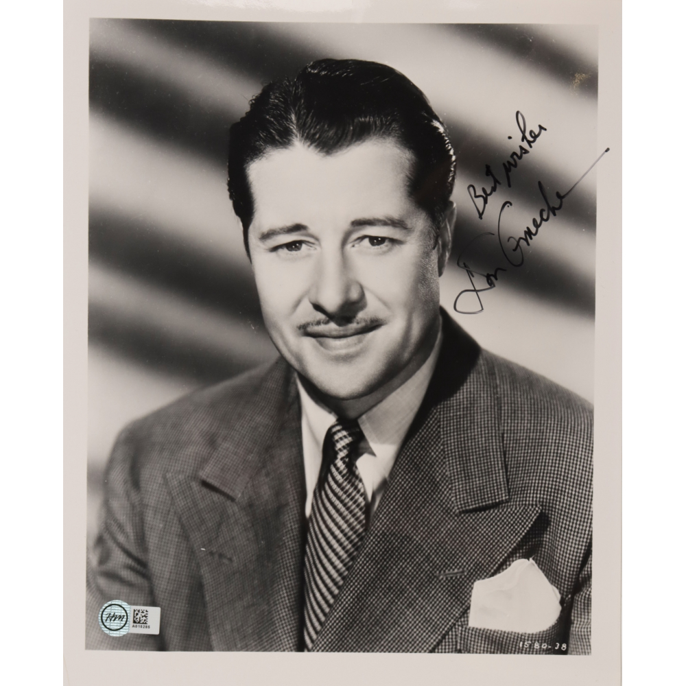 Don Ameche Signed 8x10 Photo Inscribed "Best Wishes" (Hollywood Memorabilia) Pristine Auction