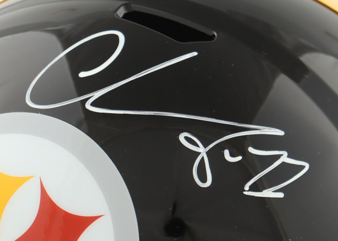 Chase Claypool Signed Steelers Full-Size Speed Helmet (Beckett) at PristineAuction.com Chase Claypool Signed Steelers Full-Size Speed Helmet (Beckett) at PristineAuction.com